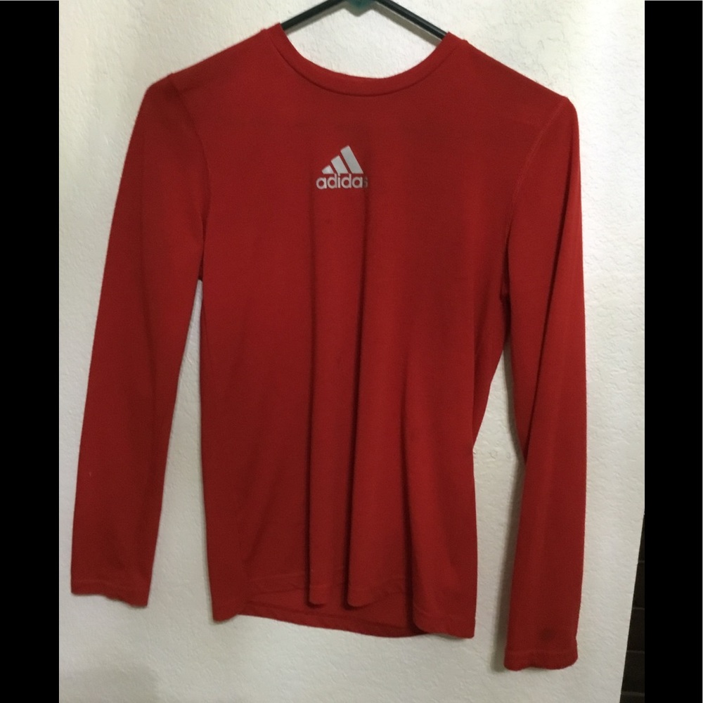 Red long sleeve adidas